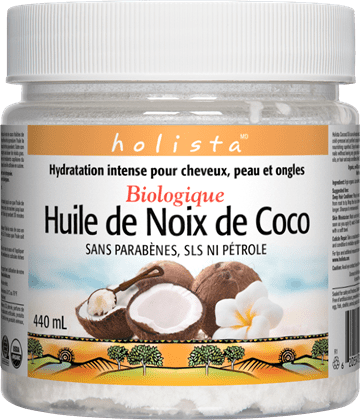 Holista Huile de noix de coco biologique